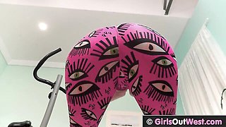 Pubic hair trailer with irresistible doll from Girls Out West