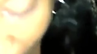 Black Homemade Cheating Slut Sucks Dick in Bathroom