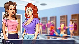 Car Toon - Horny Girlfriend Get Fucked In The Locker - Summertime Saga