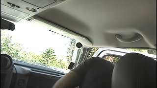 Upon Arrival Trina Wastes No Time and Gets a Wild Anal Fuck in the Limo