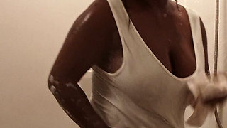 Soaked and Dripping Shower Tease