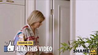 Shame4k. fellow finds toy in the closet of older friend of his step-mother and bangs her