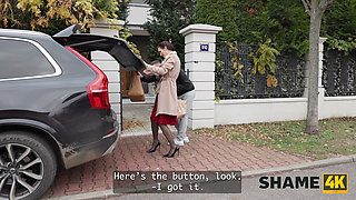 SHAME4K. A Horny MILF squirt from The Young Dick