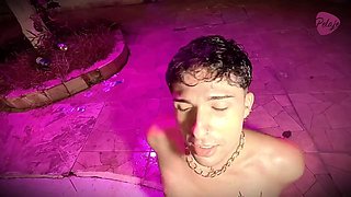 Merman Ethan Seeks Devours Mermaid Friends Pussy, She Swallows His Cum