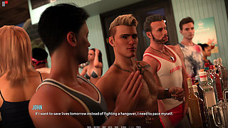 Dominos Beach 21: Victory Party Start & Christine's Anniversary Worry (sfw)