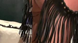 Sex toys trying mouth gag ball