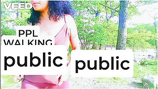 Jamaican Nude Beach Orchard Public Nudist Gives Blowjob Outside In The Woods