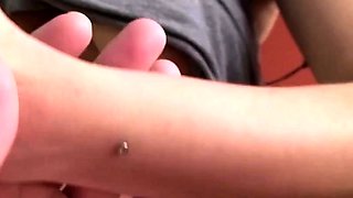 Homemade amateur blonde blowjob