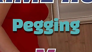 Chastity Cage, Pegging, Xxl Toys and Deep Fisting with a French MILF