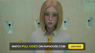 Shadows of Desire by Shamandev - College Cosplay Event, Classroom Masturbation 61