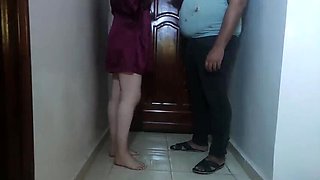 Sexy Arab Wife with Big Natural Tits Gets Hard Cock