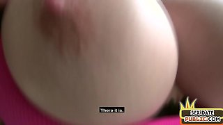 Pinkhair Cougar passionatly sucking dick