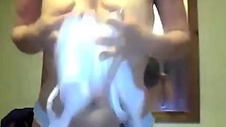 Moist MILF Pleasures Herself on Webcam