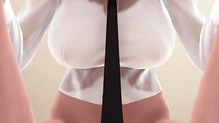 Makima Dominate and Fucks Denji (chainsaw Man)