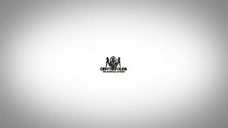 Beth White One Piece Swimsuit - Big tits blonde in pool outdoors