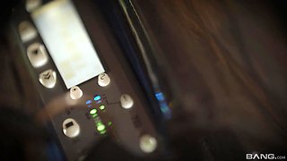 Giving this latex bitch hard treatment so she learns how to obey