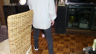 Masked Amateur Swinger Wife Deepthroats Big Cock Passionately