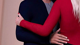 Sexy Secretary Use Her Body to Seduce Her Boss