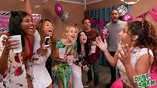 Dorm Birthday Surprise Party - RealityKings with Jay Savage, Liv Revamped