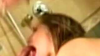 Blonde MILF Drains Thick Cock in Steamy Shower