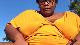 In the Middle of the Parking Flashing My Hairy Pussy