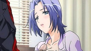 Redhead Hentai Schoolgirl Gets Double Creampie in Dorm Orgy