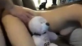 Daddy's Amateur Facial on Webcam