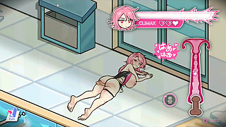 Hentai Game - Minami Hentai Gallery Scene Pool Sex 2 - Lifeguard Holic