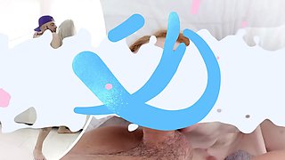 Step sister-in-law woos step bro to take her to the beach by using her Sloppy Blowjob abilities