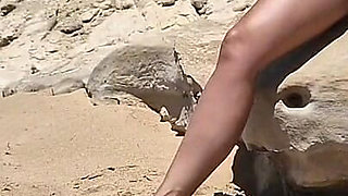 Stranger Approaches Naked Masturbating Woman and Helps Him with Handjob