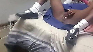 Stepdaddy Catches Step Daughter with Vibrator & Fuck Her Pussy Missionary