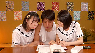 Two Devil Girls Give Your Cock a Super-sexy Pleasure with Their Plump Ass Part 1