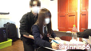 REAL Japanese 18yo Schoolgirl Raw Amateur Leak! After-school Unprotected Sex & Messy Creampie in Uniform.