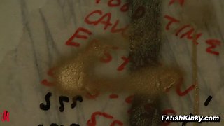 Candy Manson Bathroom Gangbang BDSM