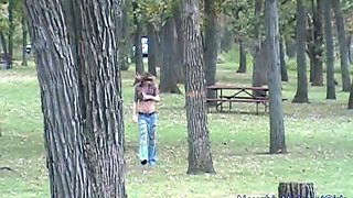 Aubrey Lee - Babysitter Outdoor Blowjob