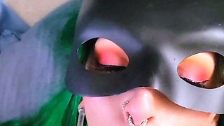chick sucks big cock on webcam