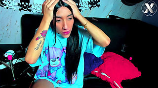 Giant Dildo in My Tight Pussy