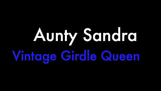 Aunty Sandra All in Black Stripping for You Vgq46