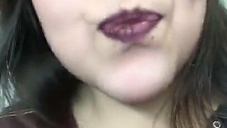 Cheating Gf accidentally send bf video of her tasting cum