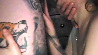 Deepthroating and ass to mouth cum swallow