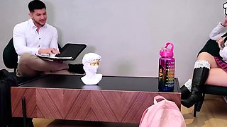 Seducing my teacher for his yummy milk. La rola. Best XXX