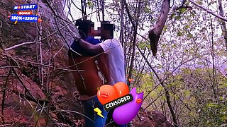 Risky Quick Public Sex In Jungle With Big Tits Girlfriend