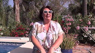 Auntjudys - a Poolside Chat with Your Busty Stepmom Jojo Robinson Turns Into Taboo JOI