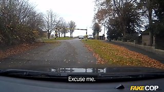 Fake cop - tattooed emo chick with fine jugs and Ass Fucked by cop