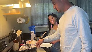 Vanessa Cliff Morning Blowjob - Amateur Wife Swallows Cum Romantic Couple Sex