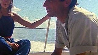 Beautiful brunette amateur sucks fucks at beach