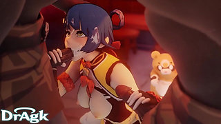 Xiangling Animation Compilation Genshin Impact Hilichurl Hentai Porn