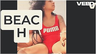 Nude Beach Lifeguard Romantic Date Public Reality Porn