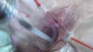 10 Far Spread Pussy Close up Fucking with Lamp 1000 Watt