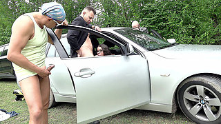 Young Busty Babe Dogging